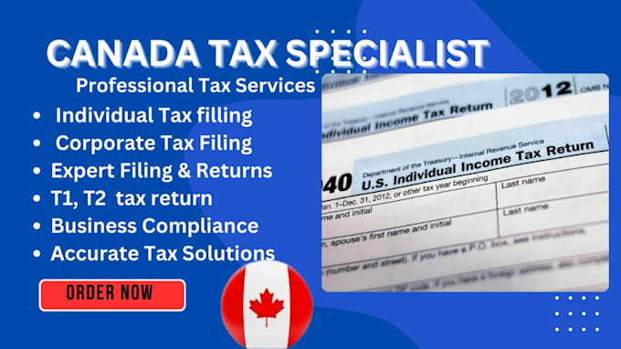 Gig Preview - File a personal, self employed taxes in canada as a certified CPA