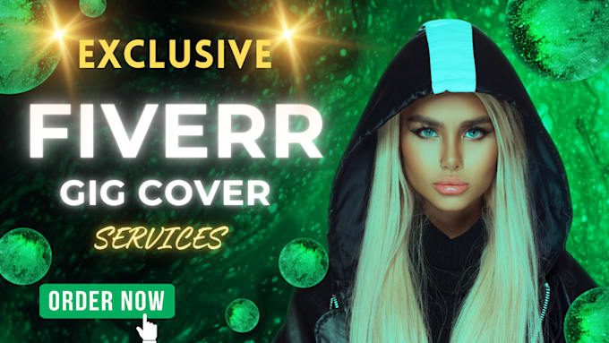 Gig Preview - Design an eye catching fiverr gig image and thumbnail