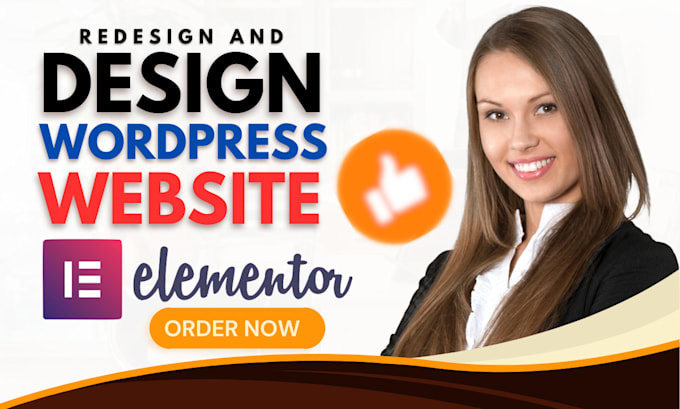 Gig Preview - Design, redesign, and build responsive wordpress website or blog website