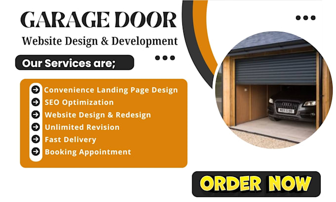 Bestseller - garage door, garage door website landing page, garage door repair leads