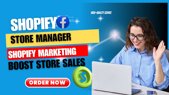 Gig Preview - Edit, manage and create shopify store shopify website with facebook video ads