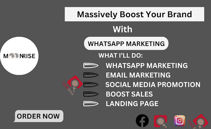 Gig Preview - Do very effective whatsapp marketing for your business