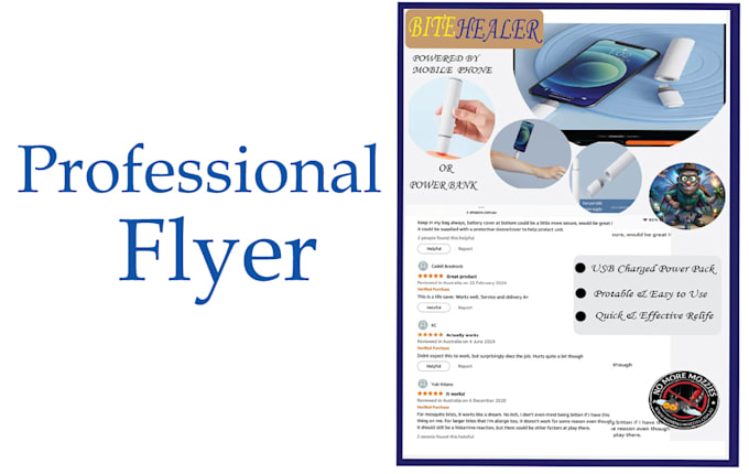 Bestseller - create professional flyer bite healer