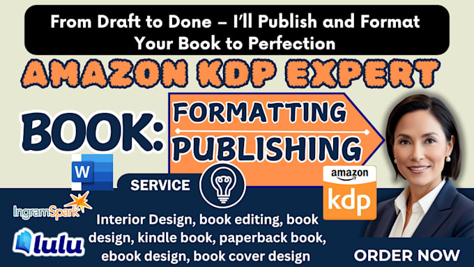 Gig Preview - Do niche specific amazon book formatting and publishing for self help authors