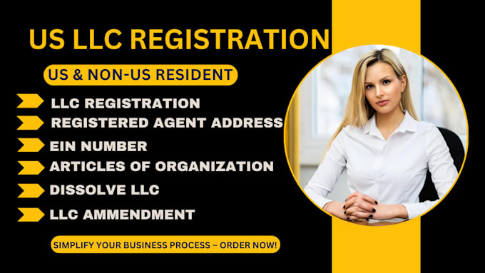 Gig Preview - Us llc registration in delaware wyoming fl along with ein number llc amendment