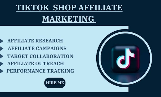 Gig Preview - Do tik tok shop affiliate marketing tik tok ads and seo