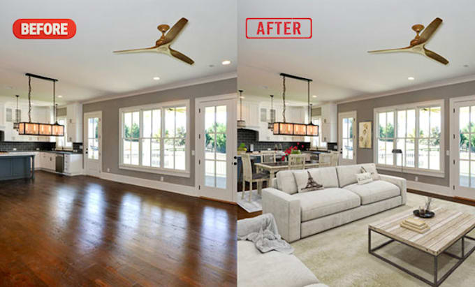 Gig Preview - Create real estate virtual staging