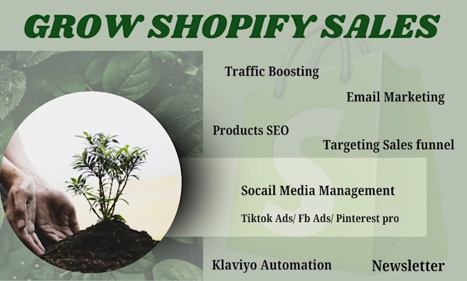 Gig Preview - Do effective ecommerce promotion to boost shopify dropshipping store sales