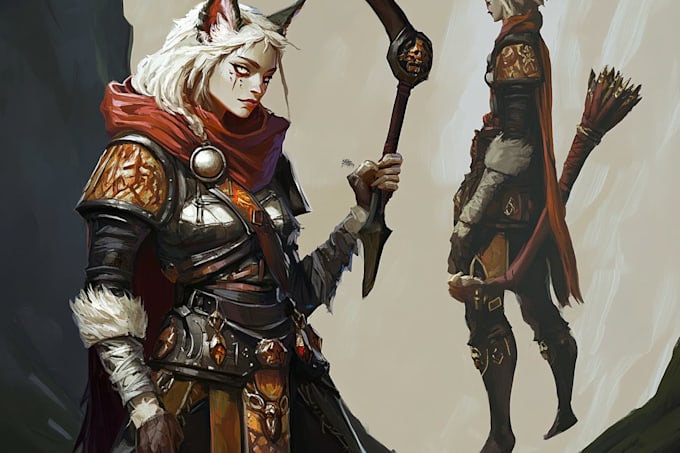 Gig Preview - Do dnd character art and dnd character art