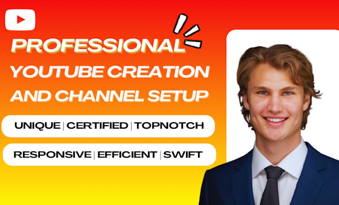 Bestseller - professionally create and setup your youtube channel