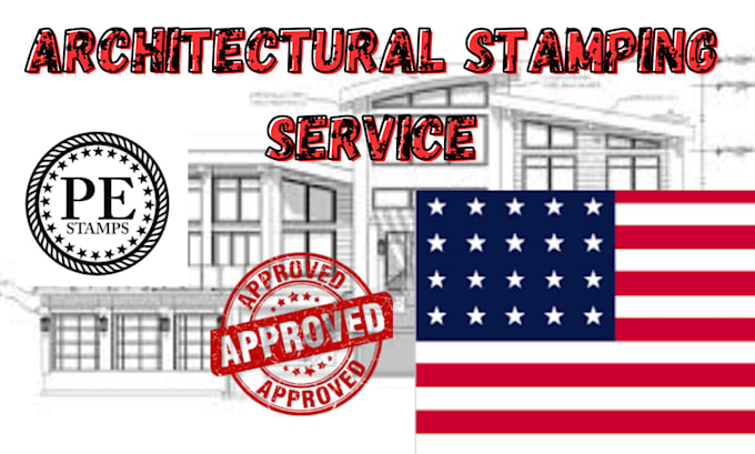 Gig Preview - Do pe stamp review and seal architectural drawings in USA for city permit