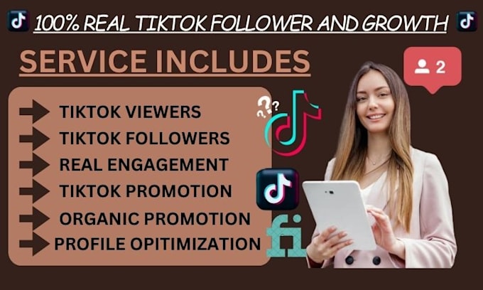 Gig Preview - Tiktok account growth, tiktok followers, tiktok management