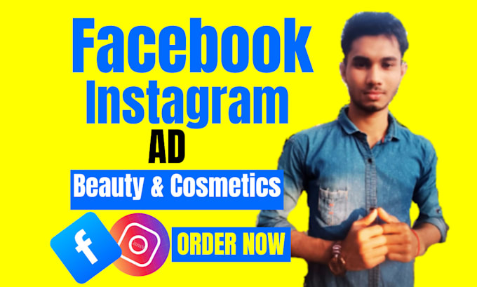 Gig Preview - Run high converting facebook instagram ads for beauty cosmetics brands, fb ad