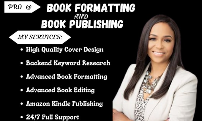 Gig Preview - Do book formatting for amazon kdp, kindle publishing and book cover design