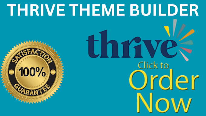 Gig Preview - Setup design and customize your website using thrive architect, thrive themes