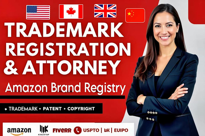 Gig Preview - File trademark registration USA, UK, eu, canada and search attorney for patent