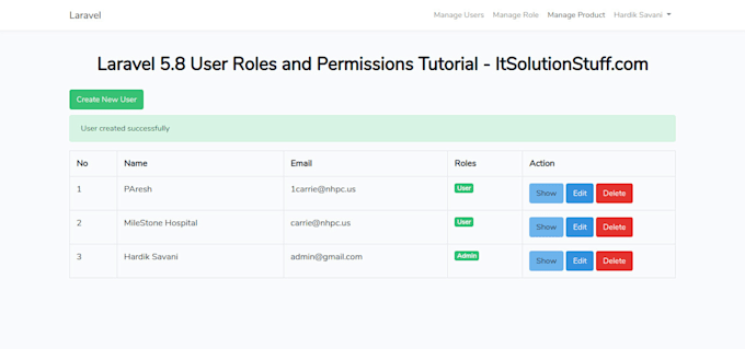 Gig Preview - Be your fullstack web developer using php laravel vuejs