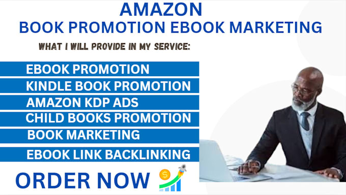 Gig Preview - Do kindle book, children book, amazon kdp promotion, ebook marketing, amazon ads