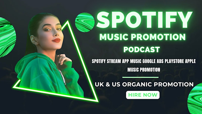 Gig Preview - Spotify podcast stream app music google ads play store apple music promotion