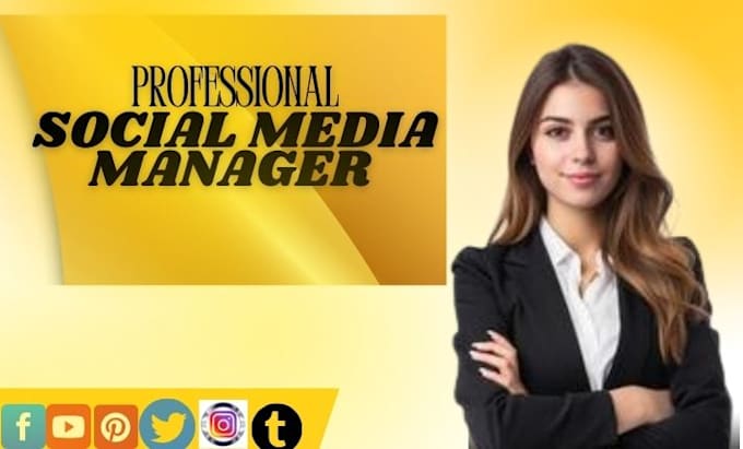 Gig Preview - Be your social media marketing manager