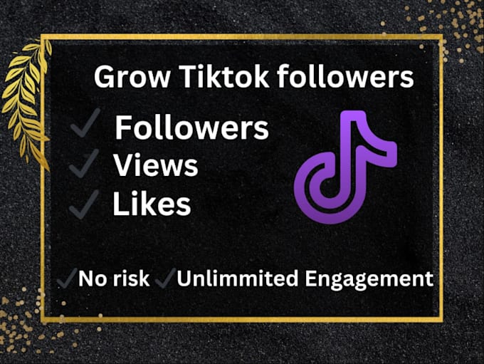 Gig Preview - Do tiktok marketing and promotion to get organic  followers and engagement