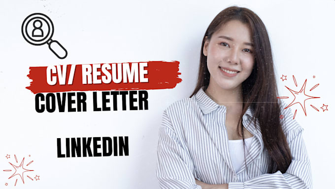 Gig Preview - Rewrite your CV resume cover letter optimize your linkedin