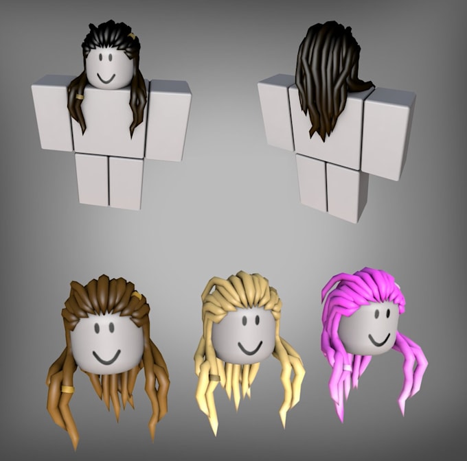 Gig Preview - Design high quality 3d roblox model ugc hair accessories roblox assets