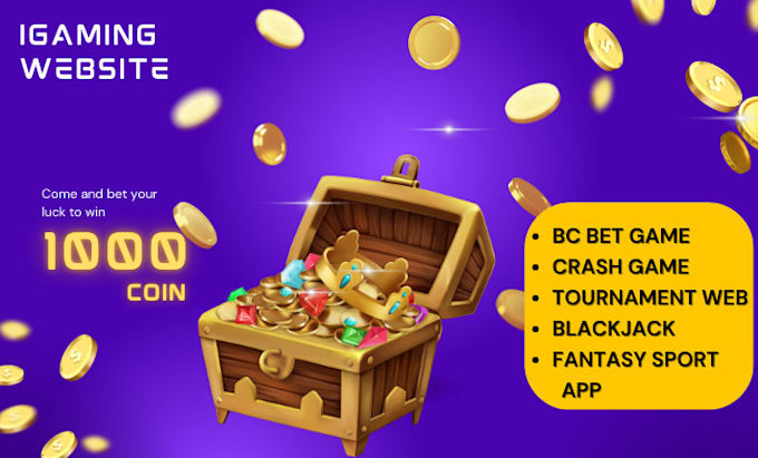 Gig Preview - Create bc bet game sport bet slot clone crash game  poker ludo game bet website