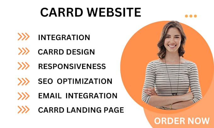 Bestseller - carrd website design carrd landing page carrd website redesign