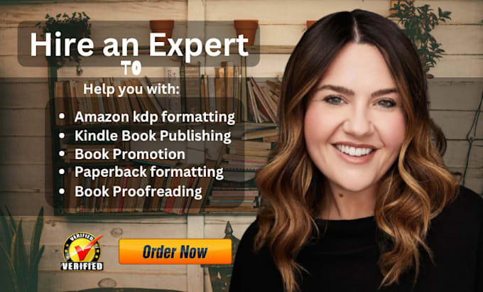 Gig Preview - Do amazon kdp book publishing book formatting book promotion ebook writer