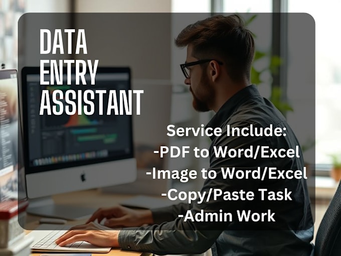 Bestseller - do data entry typing work job, copy paste, excel data entry