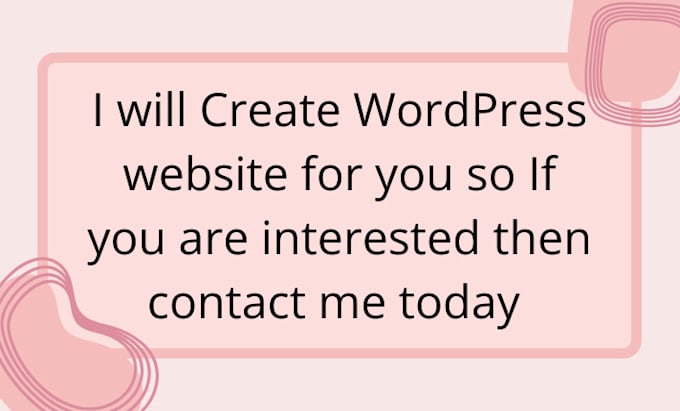 Gig Preview - Create wordpress website for you