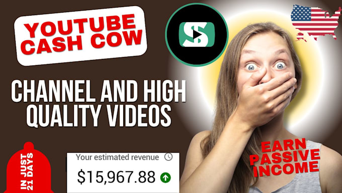 Gig Preview - Create automated cash cow youtube faceless cash cow video cash cow channel