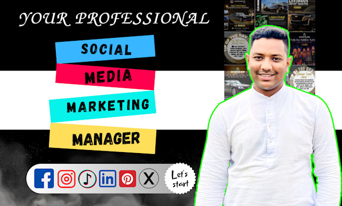 Gig Preview - Be your expert social media marketing manager