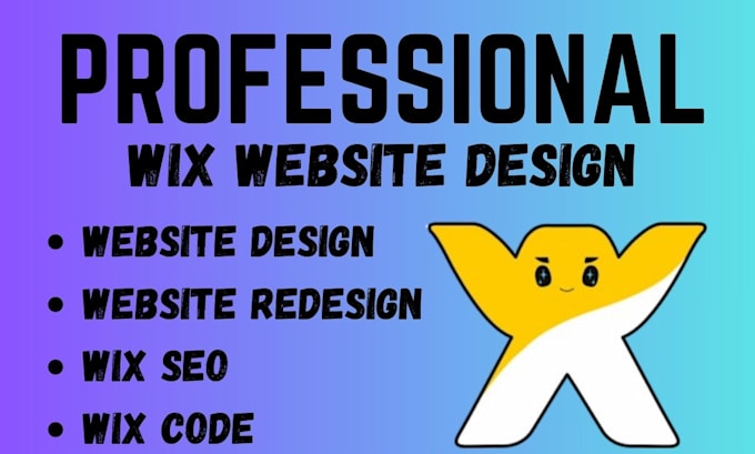 Gig Preview - Design wix website redesign wix website and website development