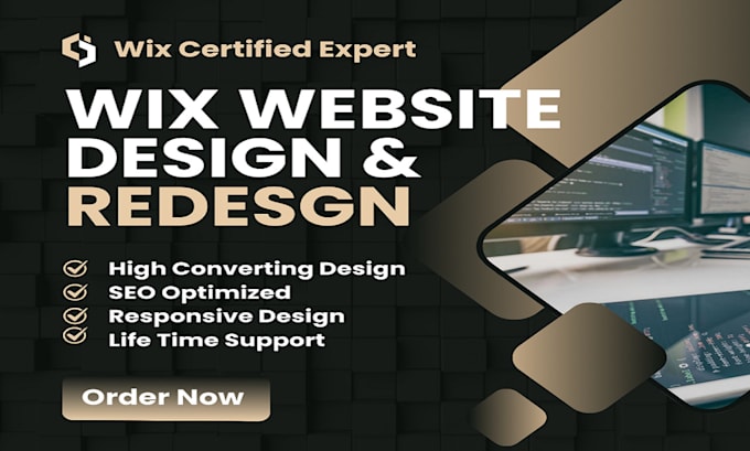 Bestseller - design a high converting wix website or wix online store