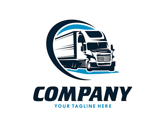 Gig Preview - Do modern transport trucking logo design