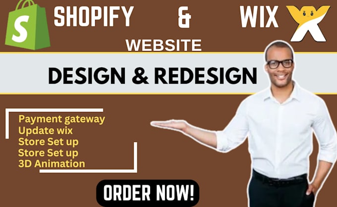 Gig Preview - Shopify payment gateway shopify update wix SEO shopify redesign shopify design