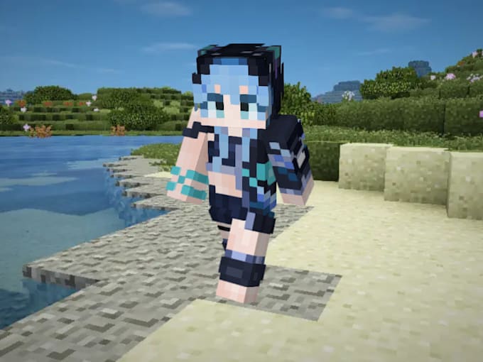 Bestseller - draw custom minecraft skin for you