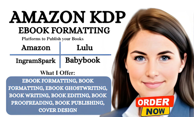 Gig Preview - Be your ebook ghostwriter, amazon kindle ebook writer, ebook writing