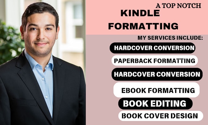 Gig Preview - Kindle publishing script editor paperback hardcover for children book fiction