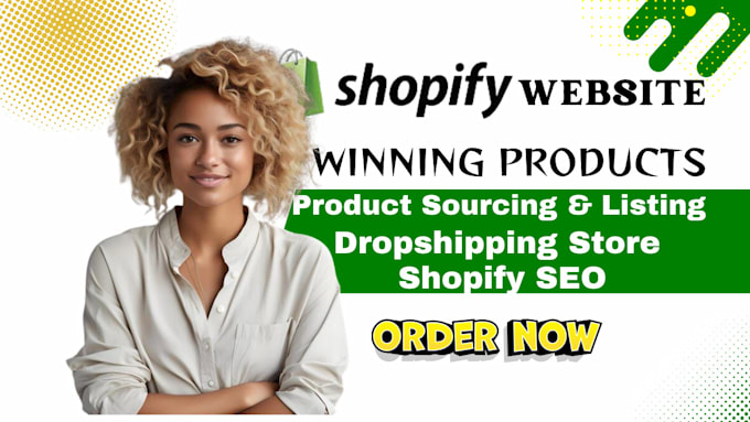 Gig Preview - Do shopify product listing, shopify cj dropshipping, bulk product listing setup