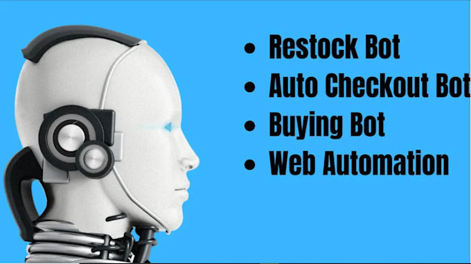 Bestseller - create restock bot, monitor bot, booking bot, checkout bot