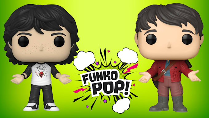 Gig Preview - Do custom 3d character model, 3d toys, funko pop and 3d action figures for print