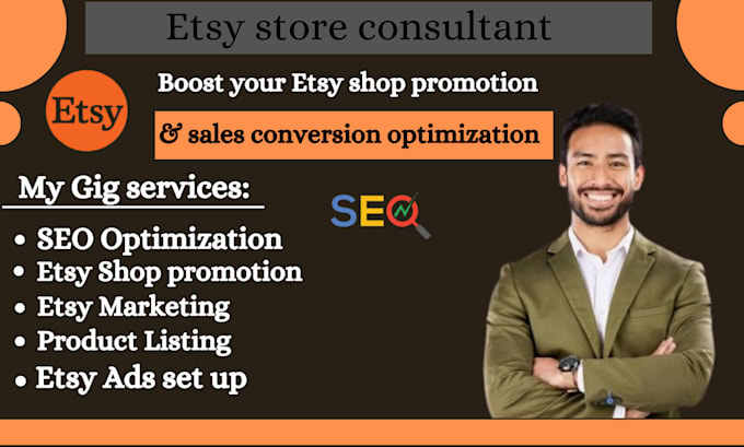 Gig Preview - Do etsy promotion, shopify marketing, etsy traffic SEO with ads, shop promotion