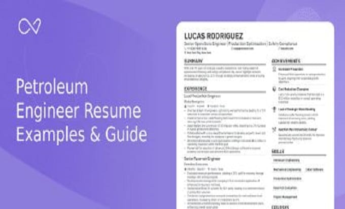 Gig Preview - Professionally write resumes for technical career in oil, gas, hse, chemical