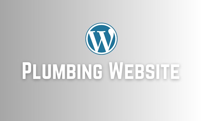 Gig Preview - Design a professional plumbing website for your business