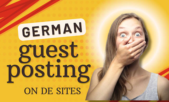 Gig Preview - Build SEO german guest post backlinks on high quality sites