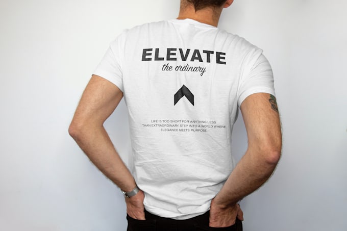 Gig Preview - Design minimalist elegant streetwear t shirts