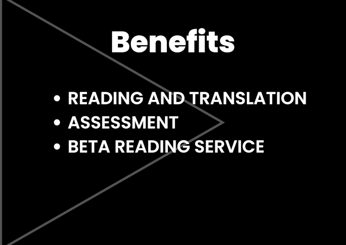 Gig Preview - Service of beta reading